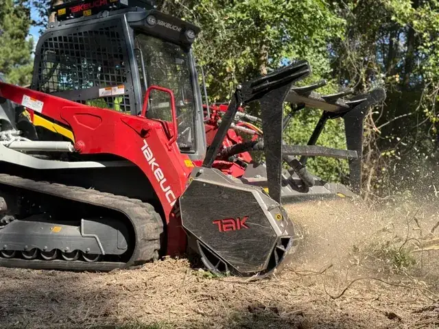 Final cleared lot result after a residential land clearing job